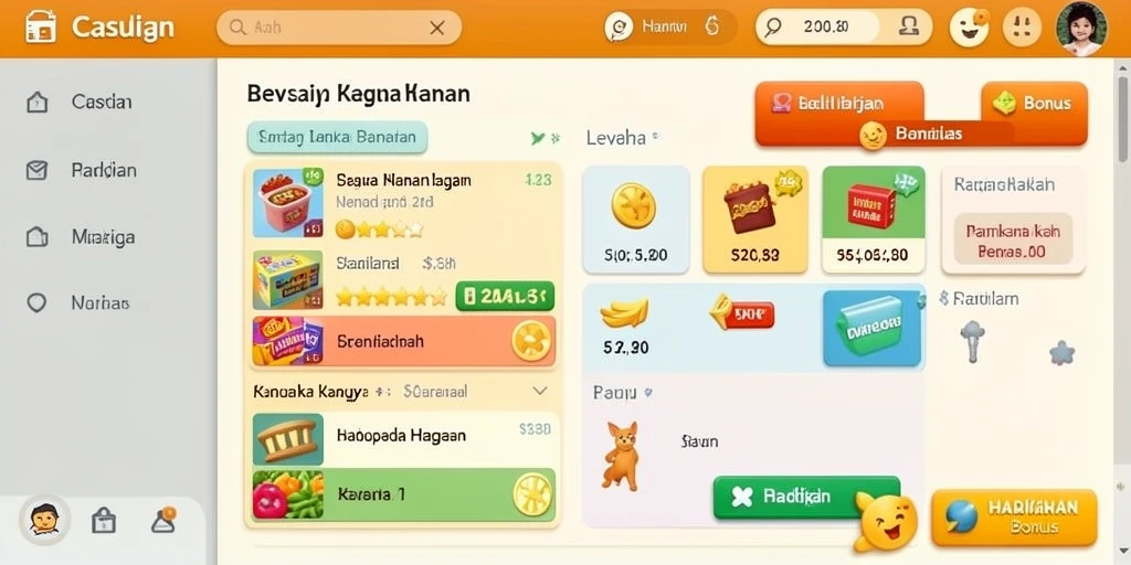 Tampilan antarmuka yang ramah pengguna.