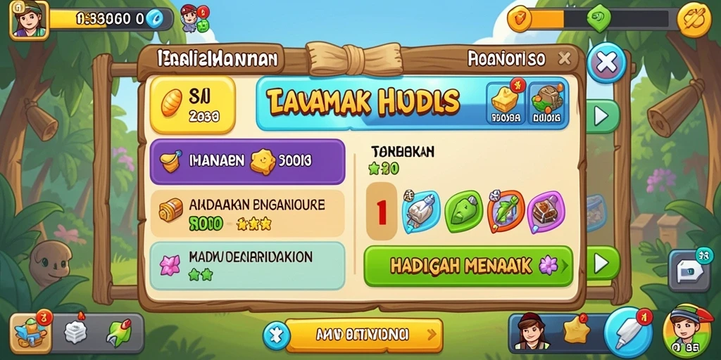 Tampilan antarmuka yang menarik dan mudah digunakan.