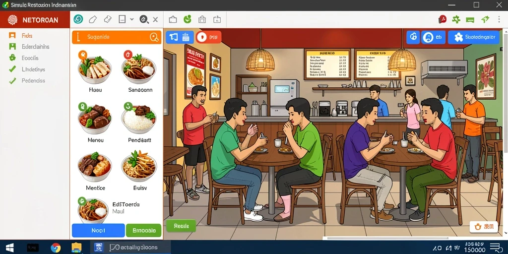 Tampilan antarmuka yang ramah pengguna.