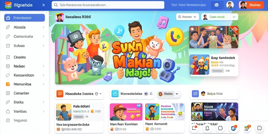 Tampilan antarmuka yang user-friendly dan menarik.