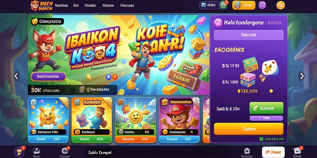 Tampilan antarmuka game KPK100 yang menarik.