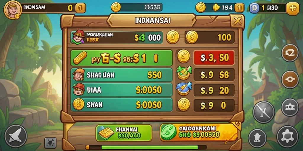 Screenshot menunjukkan tampilan grafis yang menarik.
