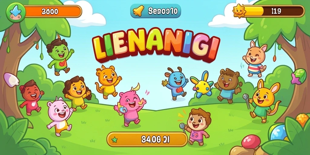 Tangkapan layar menunjukkan grafis memukau dalam permainan.